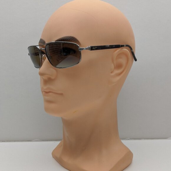 🕶️Made in Japan! Maui Jim MJ-162-02 Kahuna Sunglasses 59/18 130 /ALC447🕶️ - Picture 9 of 10